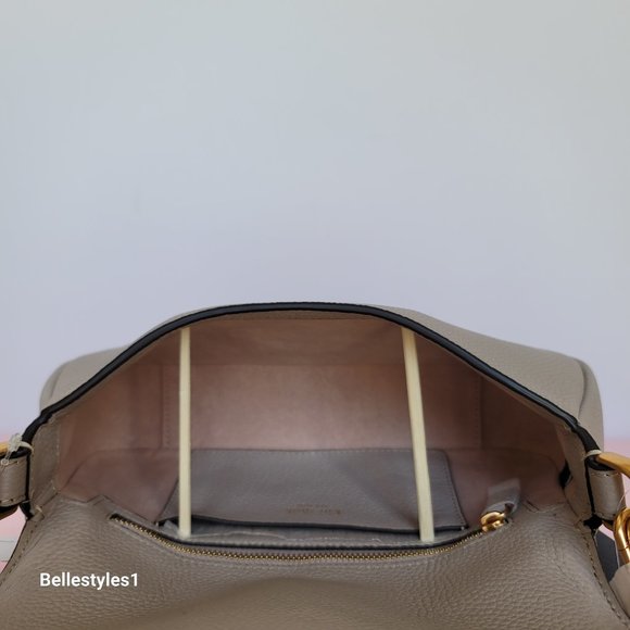 Gramercy Racing Stripe Plaid Twill Small Flap Shoulder Bag  KATE SPADE Gramercy Racing Stripe Plaid Twill Small Flap Shoulder Bag- Mushroom⭐